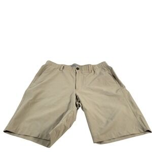 Under Armour Men's Loose HeatGear Loose Fit Tan Chino Shorts Size 36